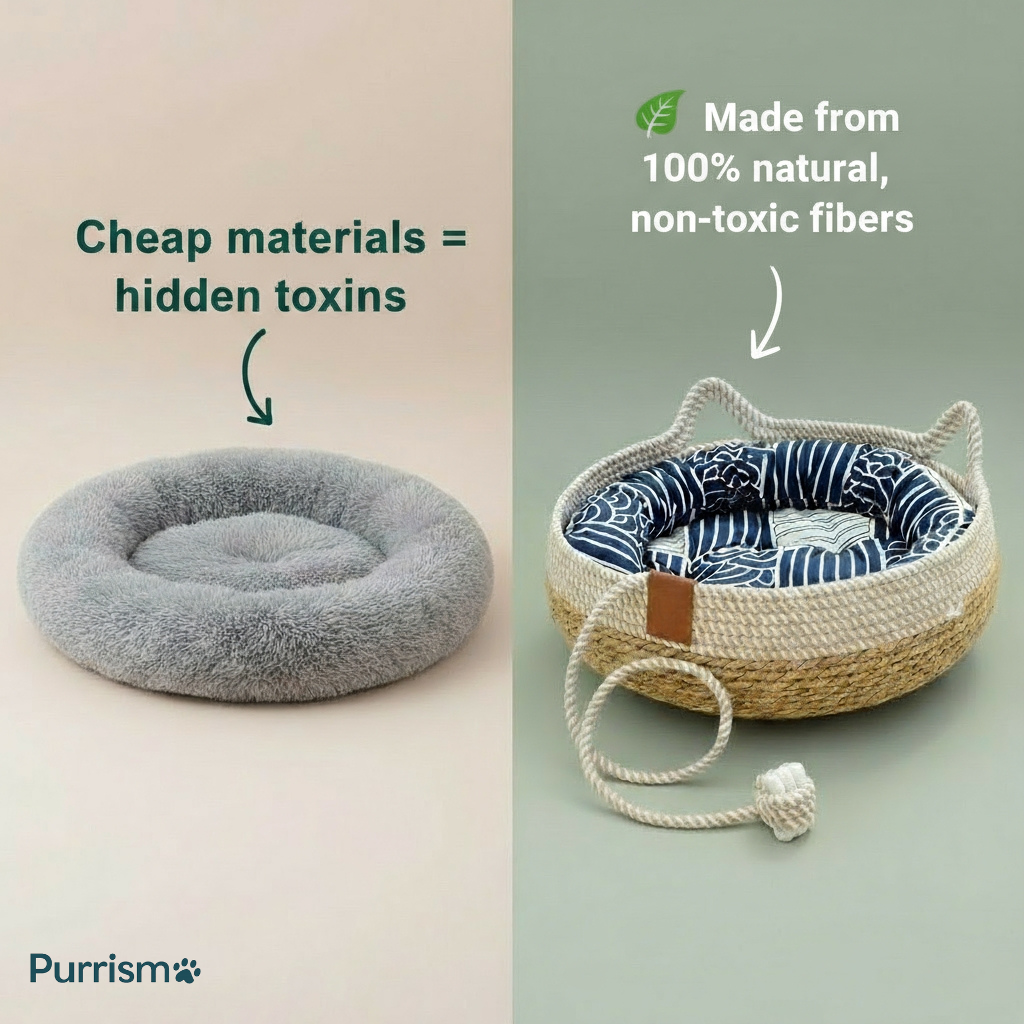 The Purrismo™ Natural Cat Basket